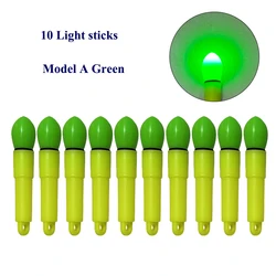 10PCS Luminous Glow Stick Sea Night Fishing Lightstick Electric Fishing Stick Bright Glow Light Stick Ocean Fishing Tool NO BAT