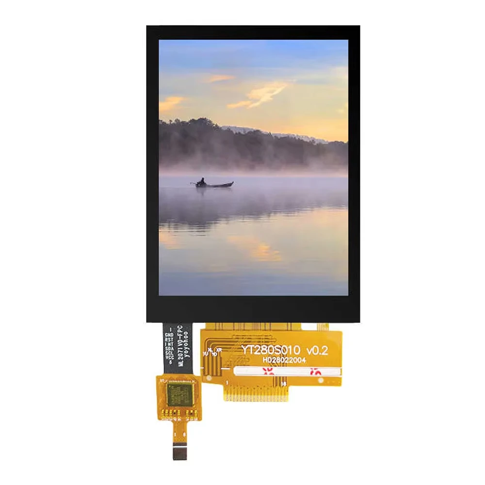 2.8 Inch TFT LCD Display Module 240*320 18PIN RGB565 SPI 4-Wire ST7789V ILI9341 GT911 Resistive 8Pin Capacitive Touch Screen
