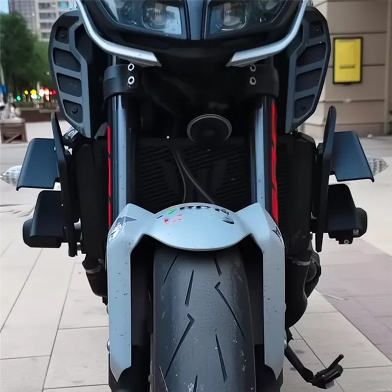 L38A-ملحقات الدراجة النارية الجبهة السفلى الجناح الجانبي المفسد ل MT-09 MT09 SP MT09 2017-2020 #3