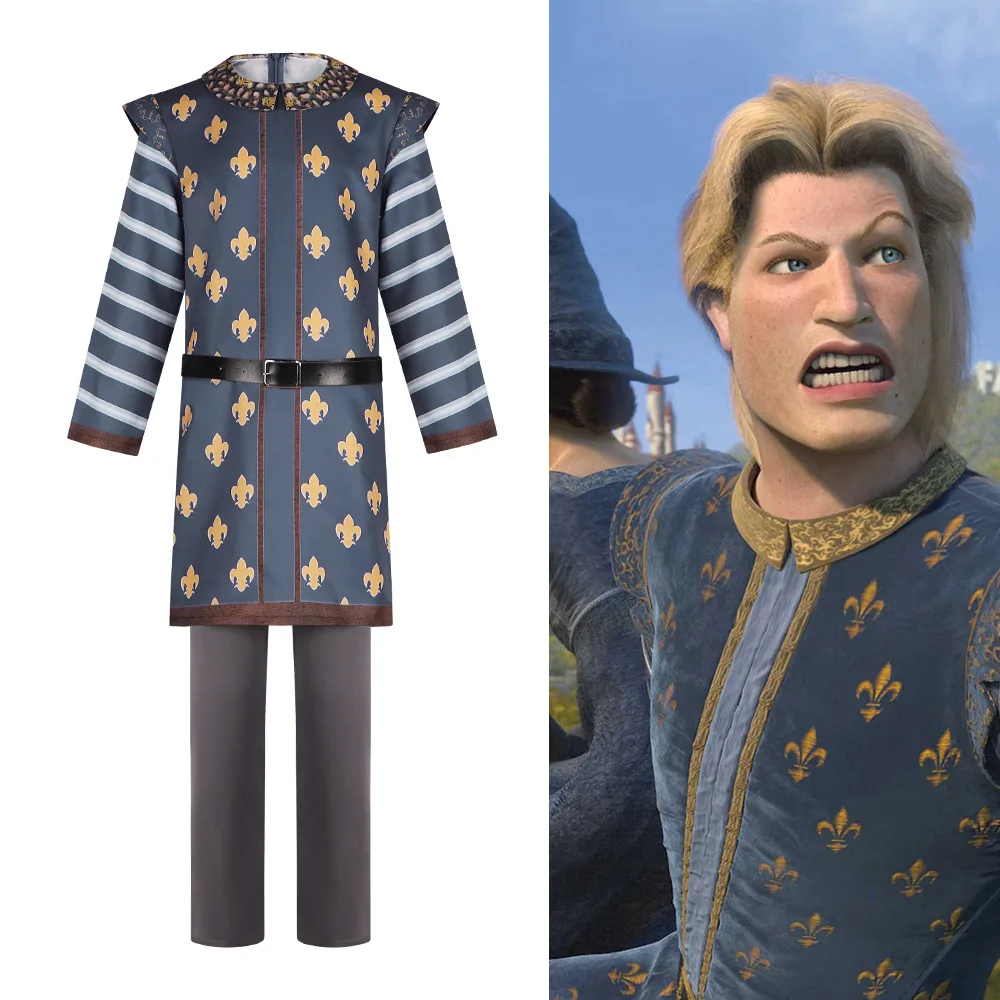 

Shrek Costume Prince Cosplay A Secondary-dimensional Anime Character Role-playing Costume Halloween Performance Costume