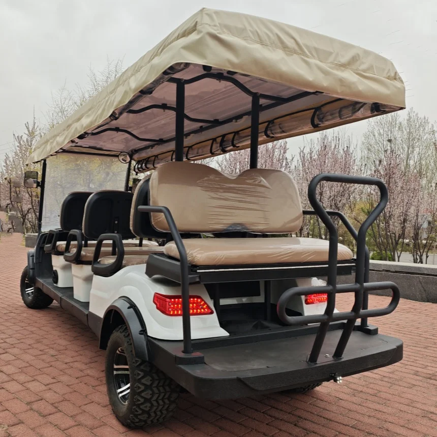 

2025 Free Custom Color 4/6 Seater Golf Cart Colorful Electric Motor Sightseeing Resort Hotel Outdoor Street Legal Vehicles Adult