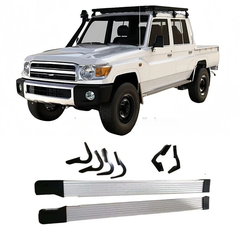 Heavy‑Duty Footplate Running Board Side Steps, Practical Exterior Aftermarket Accessories For Pickup Trucks