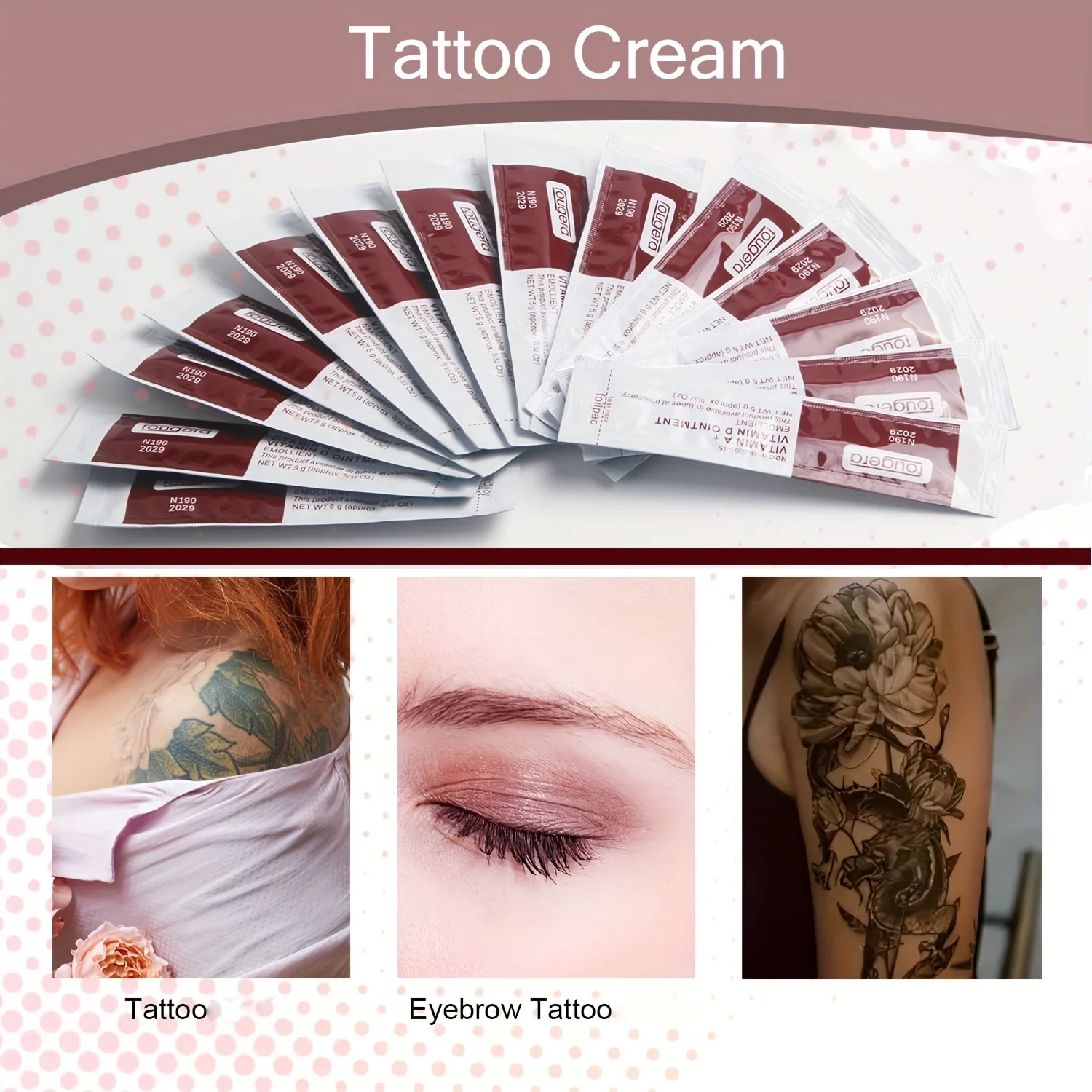 Vitamina Unguento A&D Anti Cicatrice Per Tatuaggi Permanenti Microblading Corpo Sopracciglia Labbra Trucco Aftercare Riparazione Crema Guarigione