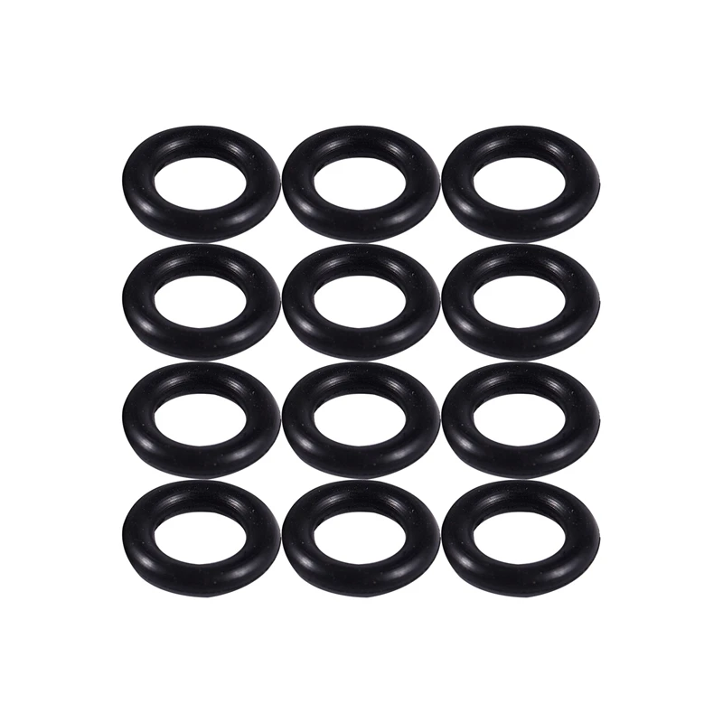 Black 9MM X 2.0Mm Rubber Seals Oil Seal O Rings 72 PCS