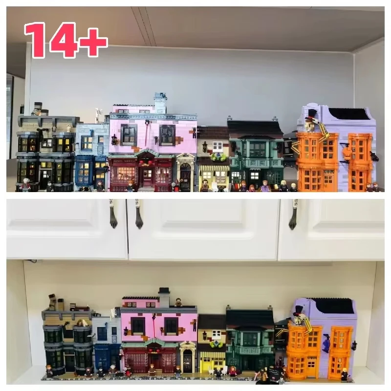 New 5544pcs Diagonal Lane Building Adjacent Alley Street View Model The Of Home Decor Christmas Gifts view 6