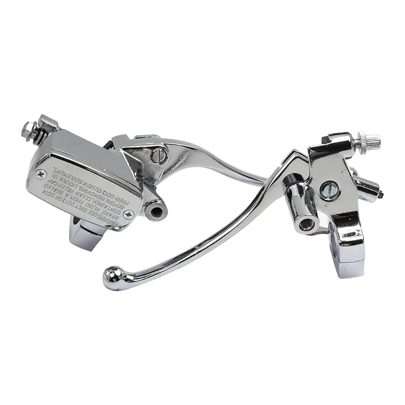 25mm Electroplated Hydraulic Brake Clutch Master Cylinder Suitable for Honda CB400SF/Yamaha/Suzuki Left-Side Clutch Lever