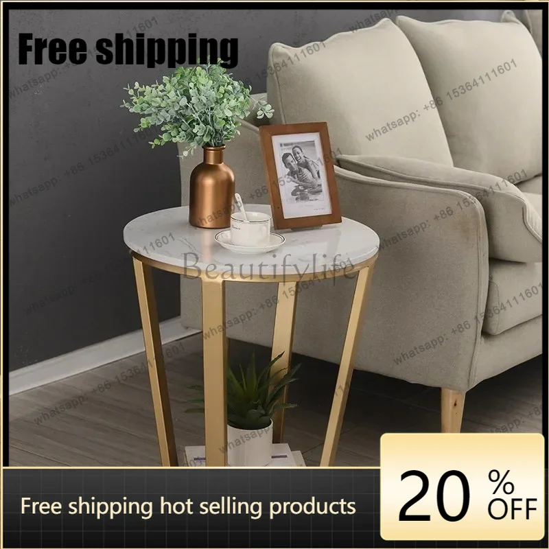 Best Sellers  Simple Marble Coffee Table Nordic Home Living Room Sofa Side Balcony Casual High Sense
