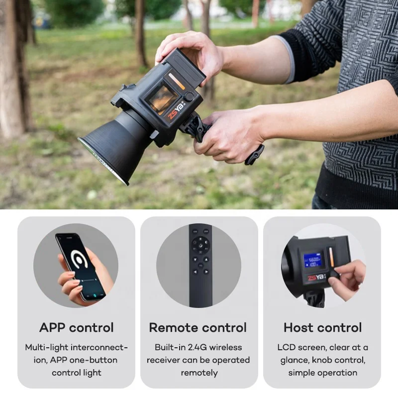 Zsyb CL-80Bi معدات إضاءة الفيديو الاحترافية المستمرة المحمولة باليد #2