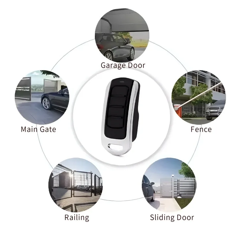 Trasmettitore fotocopiatrice multifrequenza chiave porta garage 280-868 MHz Rolling Code Replicatore remoto 4 in 1 universale