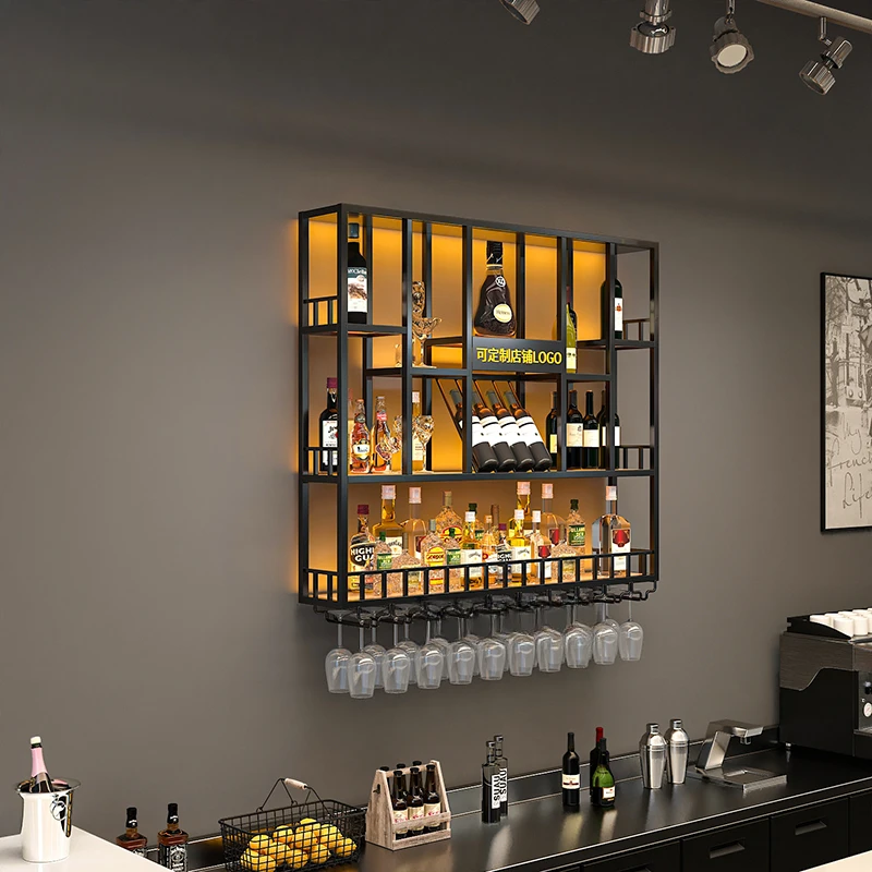 Display Cabinet Wine Cabinet Whisky Rustic Indoor Farmhouse Portable Wine Racks Luxury Outside Mini Wood Armadi Aperti Furniture