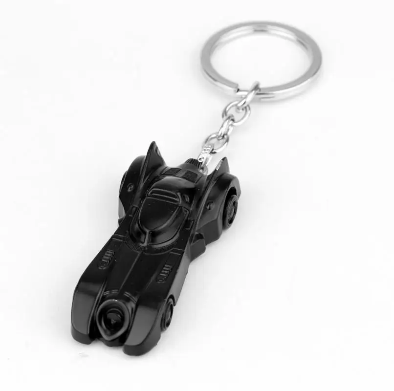 The Dark Knight Bat Batmobile Key Rings Gift Chaveiro Car Keychain Jewelry Movie Key Holder Souvenir Gift