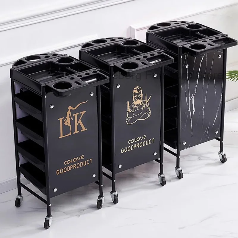 

Auxiliary Cart Dressing Beauty Salon Equipment Furniture Trolley Shopping Pedicure Stainless Nails Stations Muebles Belleza Spa