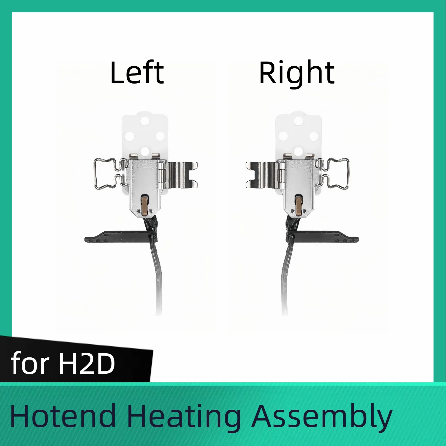 

Нагревательный узел Hotend для левого экструдера Bambu H2D, нагревательный узел, правый нагревательный узел для H2D, аксессуары для лазерного 3D-принтера