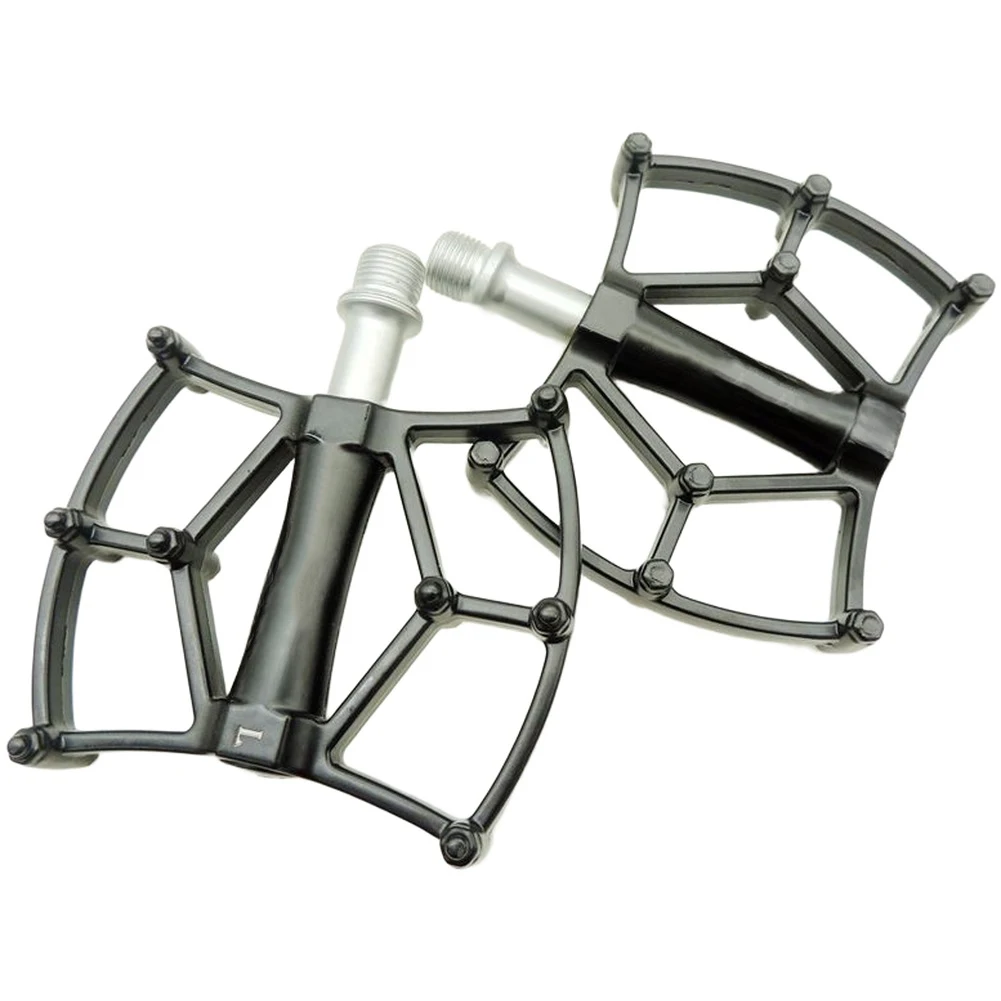 MTB Folding Aluminum Pedals with 3 Sealed Bearings CrMo Axle Ultralight 304g per Pair 11x10x1.4cm Foldable Build
