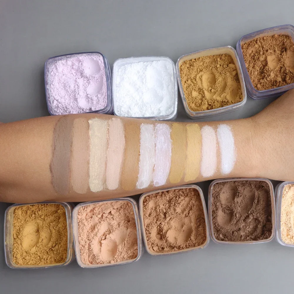 

Private Label Setting Powder Custom Logo Matte Loose Powder Invisible Pores Oil Control Translucent Brightening Makeup Wholesale