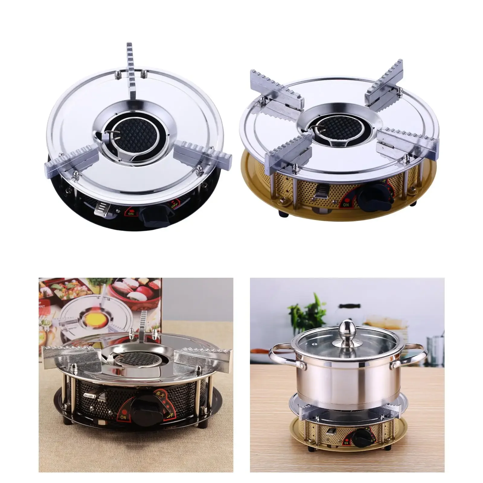 

Portable Camping Stove Cookware Cooking Gear Backpacking Stoves for BBQ Ice Fishing