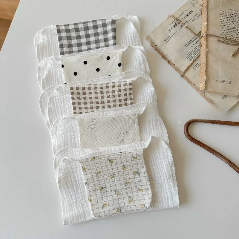 Sweat Towel Baby Class A Pure Cotton Sweat Towel Baby Kindergarten Boys and Girls Cotton Gauze Pad Back Towel Sweat Towel