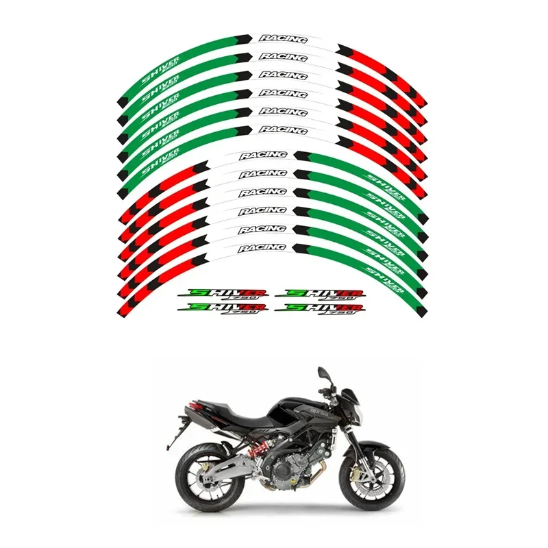 

Для Aprilia SHIVER 750, детали мотоцикла, контурное украшение колеса, наклейка-F MOTO