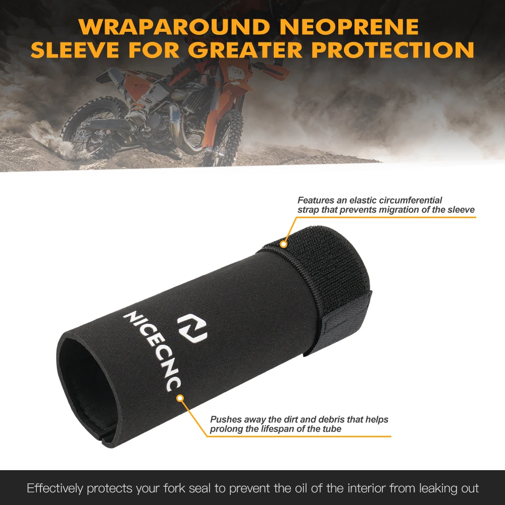 Per GasGas EC300 EC MC EX ECF MCF EXF 125 250 300 350 450 2021-2023 6 "Forcella Anteriore Calzino Forcella Guarnizione Protezioni Per KTM SHERCO Beta