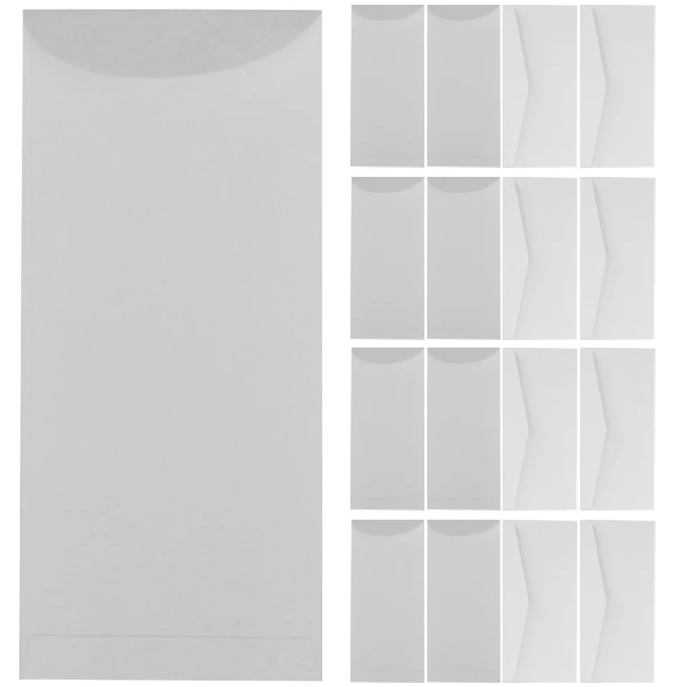 40Pcs White Envelopes Invitation Cash Holders Premium Paper Blank Large Envelops for Cards Party White Envelopes