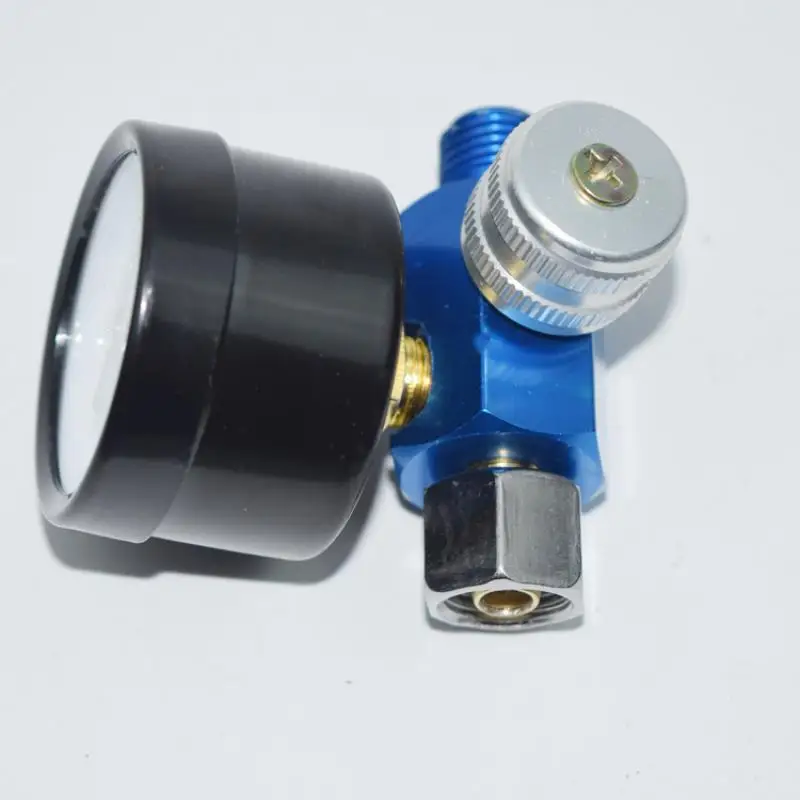 Imagem -02 - Pistola de Pulverização Air Regulator Gauge In-line Óleo Água Armadilha Separador de Filtro eu jp us Adaptador Ferramentas Pneumáticas para Airbrush Af02
