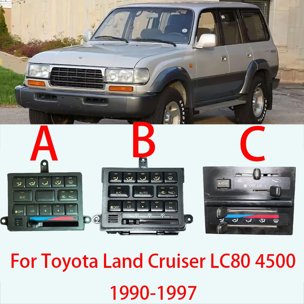 55905-60020 Car Air Conditioning Switch Panel For Toyota Land Cruiser Lc80 4500 1990-1997 A/C Heater Control Climate Control