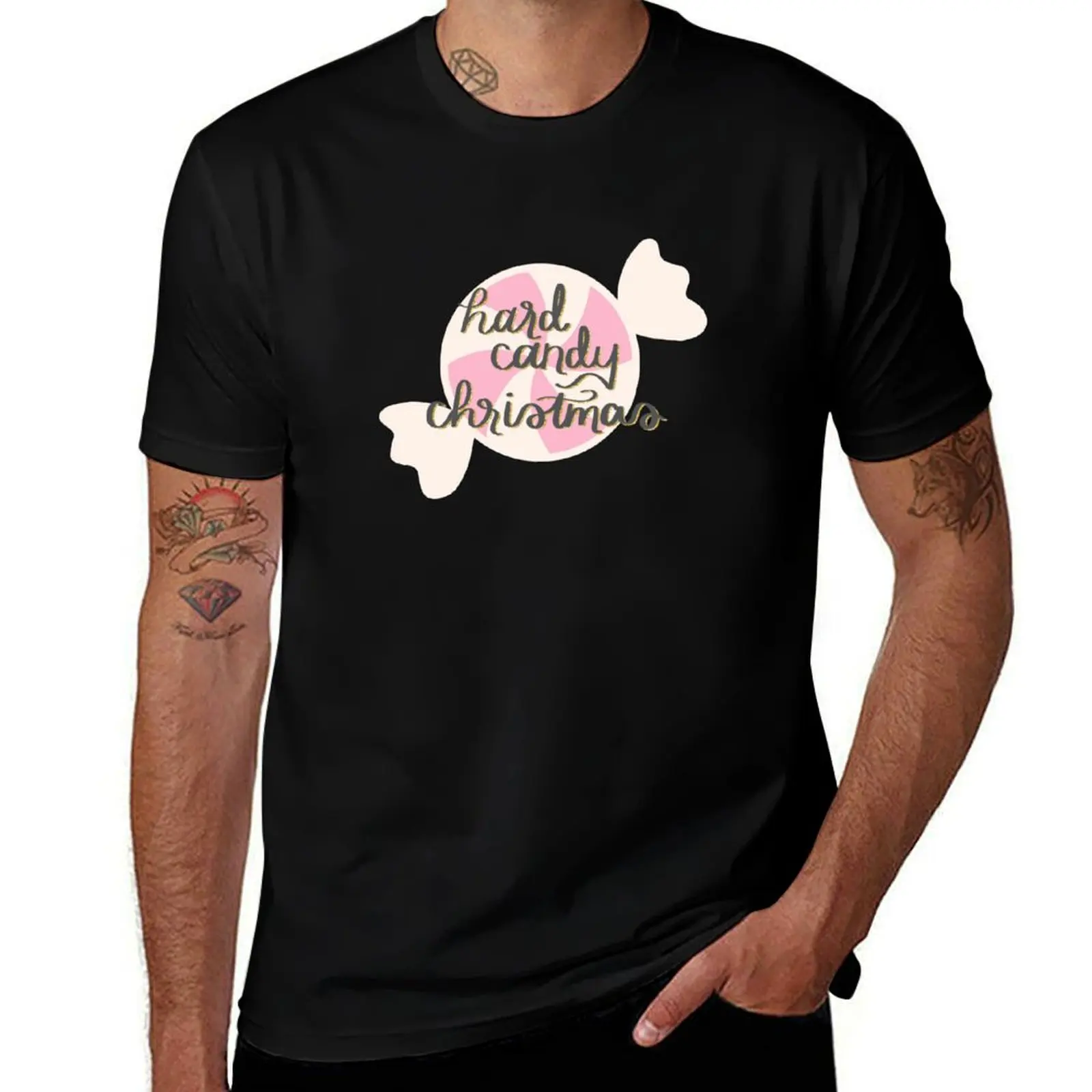 

Hard Candy Christmas T-Shirt man t shirt cotton high quality cotton t shirt pack T-Shirt