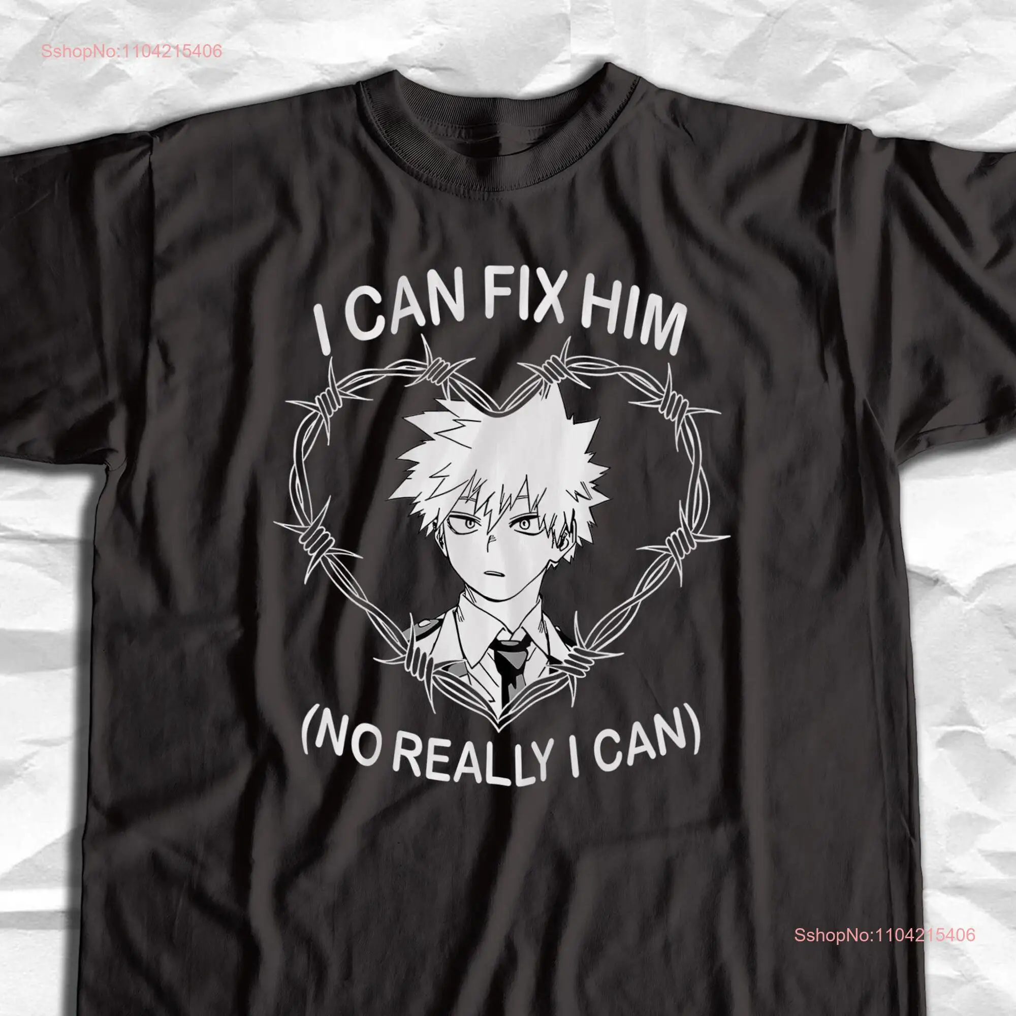 I Can Fix Him Anime T Shirt Lover Manga for Her long or short sleeves