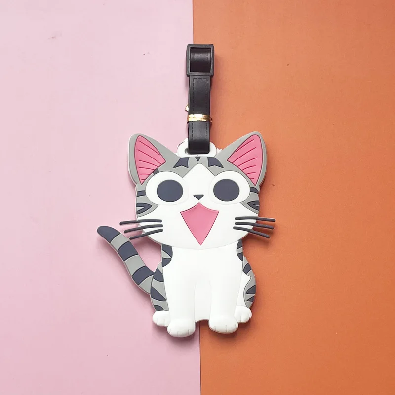 Hello Kittys Nieuwe Cartoon Leuke Bagagelabel Dames Tas Hanger Bagage Id Adres Beugel Bagage Boarding Draagbare Bagagelabel