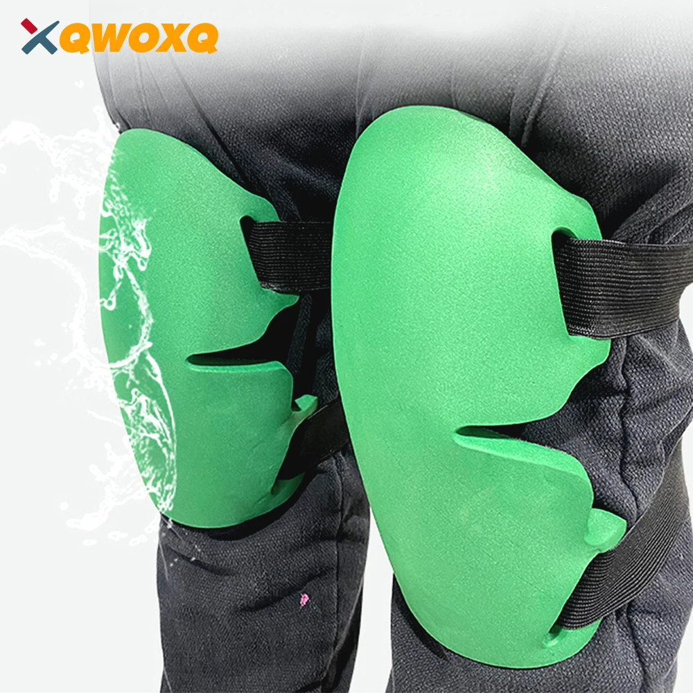 1 Pair Knee Pads Professional Protective Gear with Durable EVA Foam Padding Knee Pads for Cleaning Construction Gardening Unisex