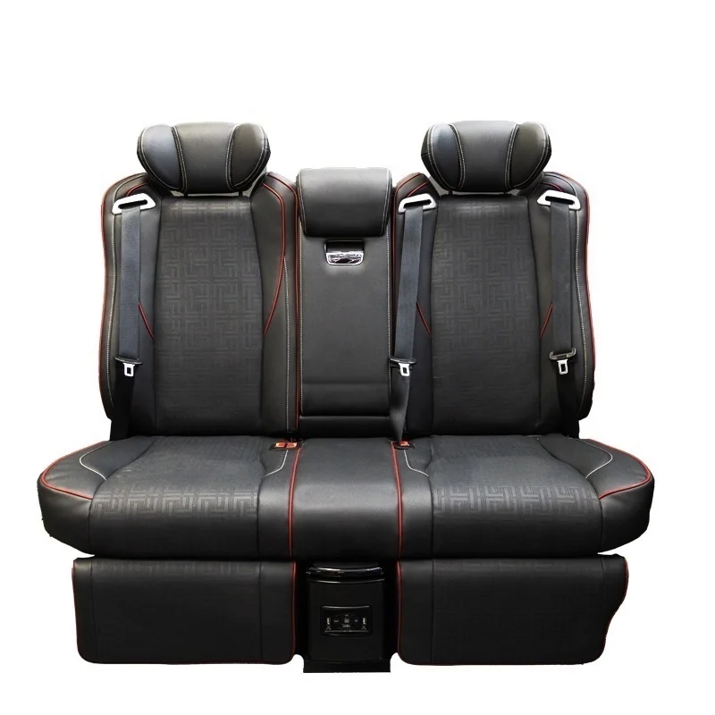 

UTV&ATVCar Modification With Massage Comfortable Head Rest Luxury Car Rear Seat Sofabed for Toyota Coaster Hiace Alphard