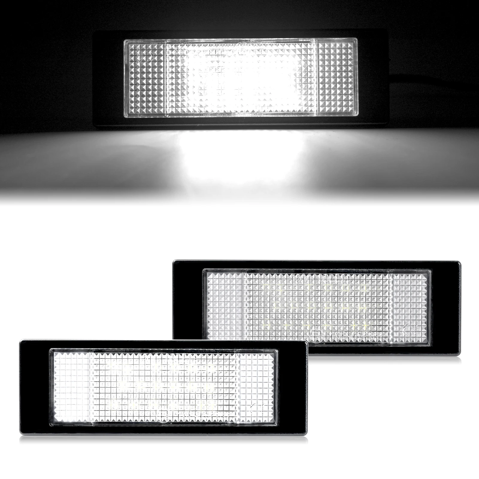 2X Car LED License Number Plate Light canbus for BMW E81 E87 E63 E64 E89 Z4 F20 F21 X2 MINI R55 R60 R61 Light Source Accessories