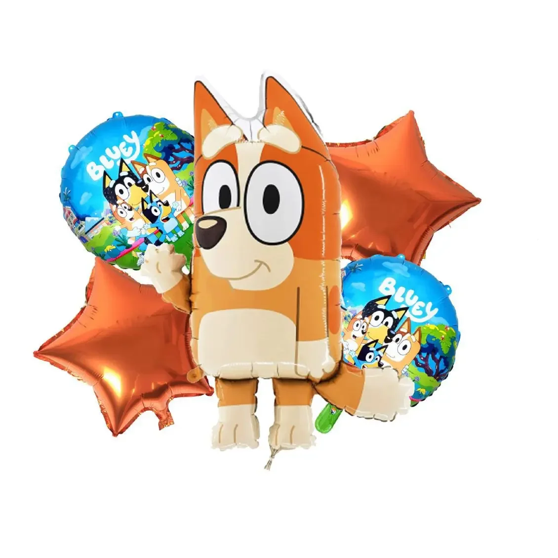 Hot Cartoon bluye Family palloncini fai da te forniture per feste Banner di compleanno lattice bluye decorazione di palloncini forniture per torte giocattoli per bambini regalo