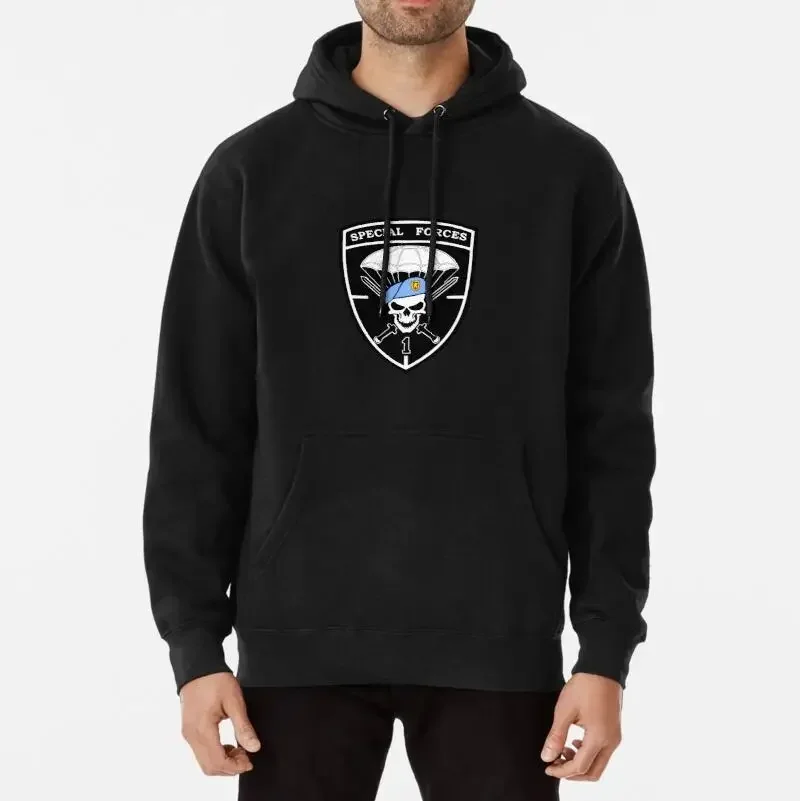 

1st Battalion 68th Special Forces Brigade - 68ма Бригада Специални Сили (Bulgaria) Men Pullover Hoodie Autumn and Winter