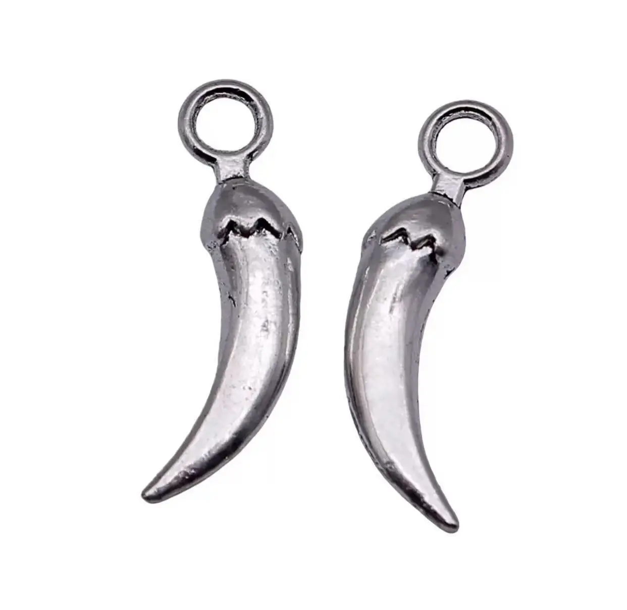 

10pcs 25*8.2mm Zinc alloy metal vegetable chili design charms for handmade HW4044