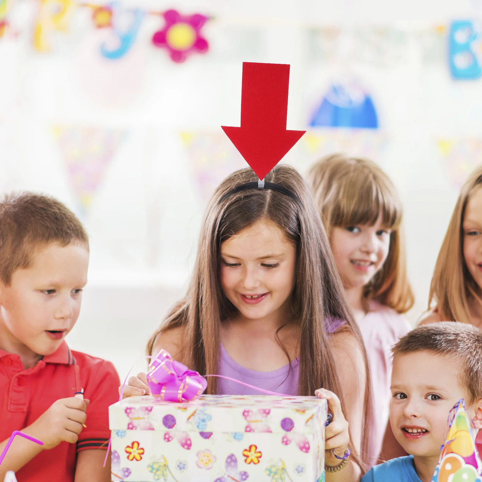 

Funny Party Headband 2 Pcs Festival Hair Clasp Cosplay Headwear Novelty Hair Hoops Summer Hair Accessories Dress Up Arrow Bands