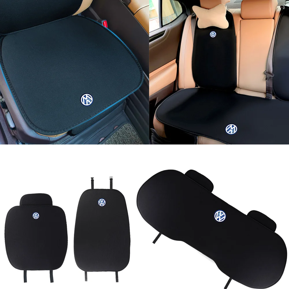 Car Breathable Seat Cover Universal Front/Rear Breat Seats Cushions Protector Covers In Cars Chair Accessories For VW Rline GOLF