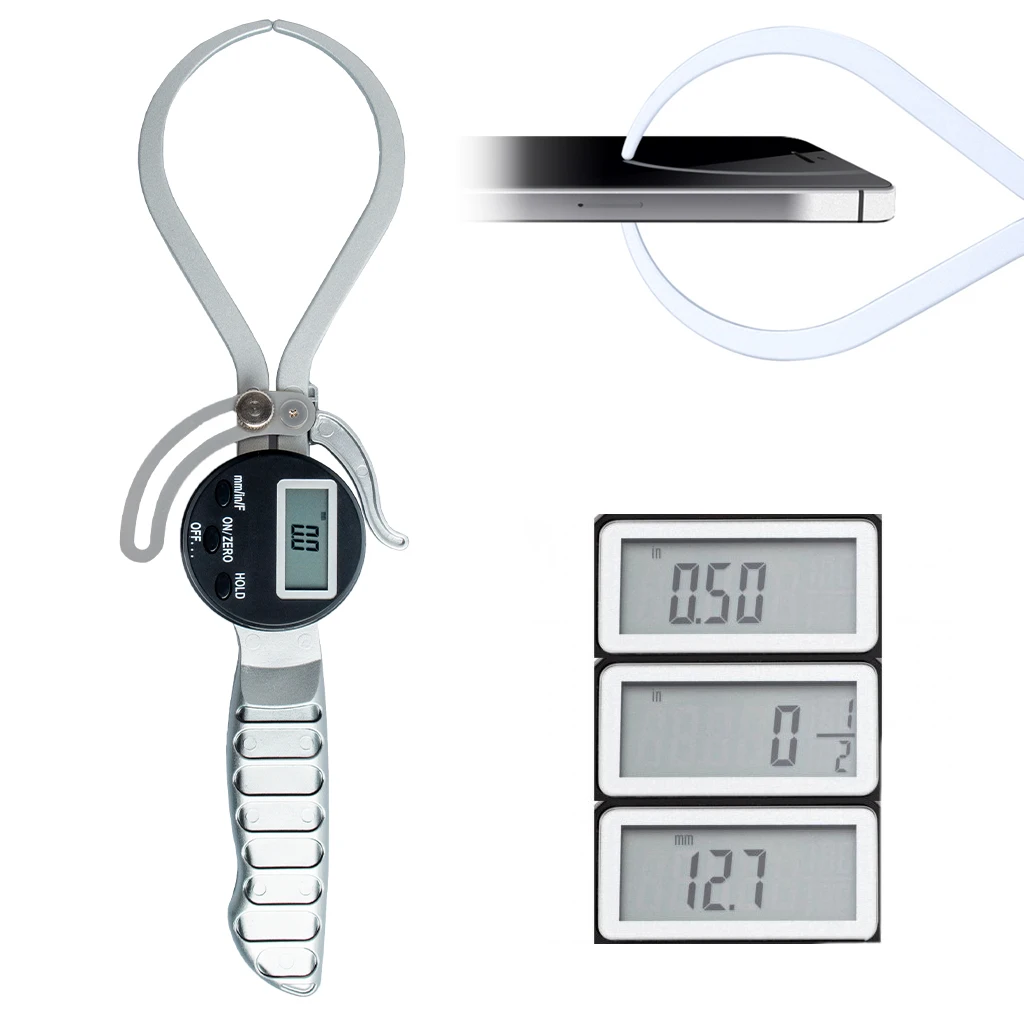 Digital Inside Caliper Violin Board 0-150 0.1MM Thickness Measurement DIY Fiddle Luthier Tools LCD Display Violino Accessories