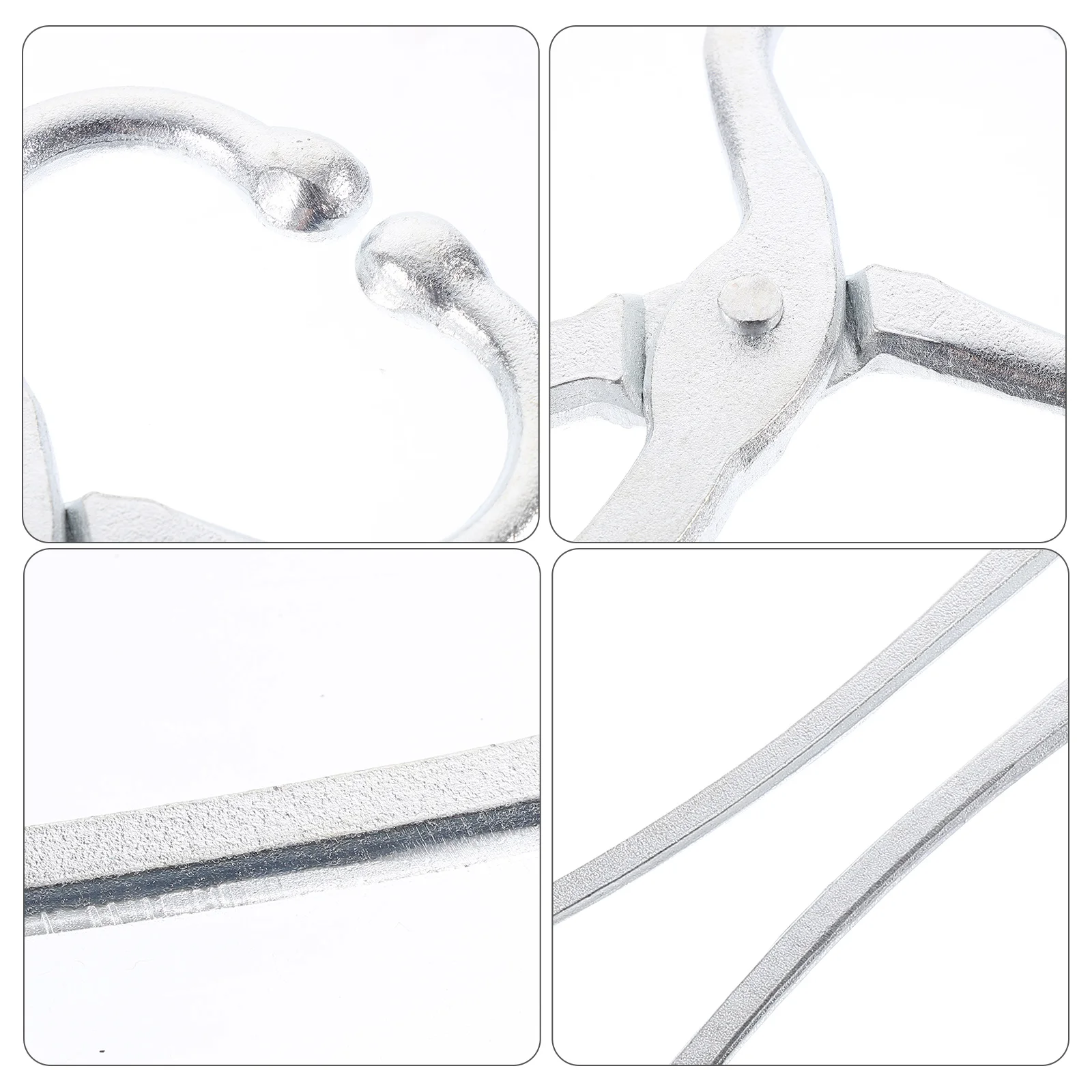 

Stainless Steel Cattle Nose Ring Plier Durable Traction Tool Livestock Binding Instrument Cow Clamp Practical Performance