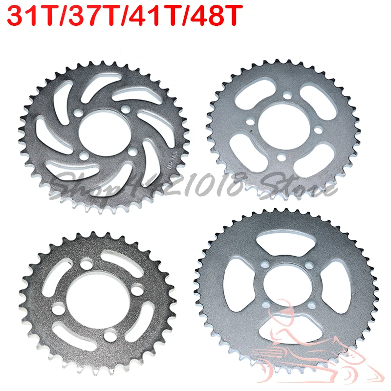 

420/428 Chains 31T/37T/41T/48T 52mm rear Chain sprocket for Chinese ATV Quad Pit Dirt Bike Motorcycle Motor Moped Accessories