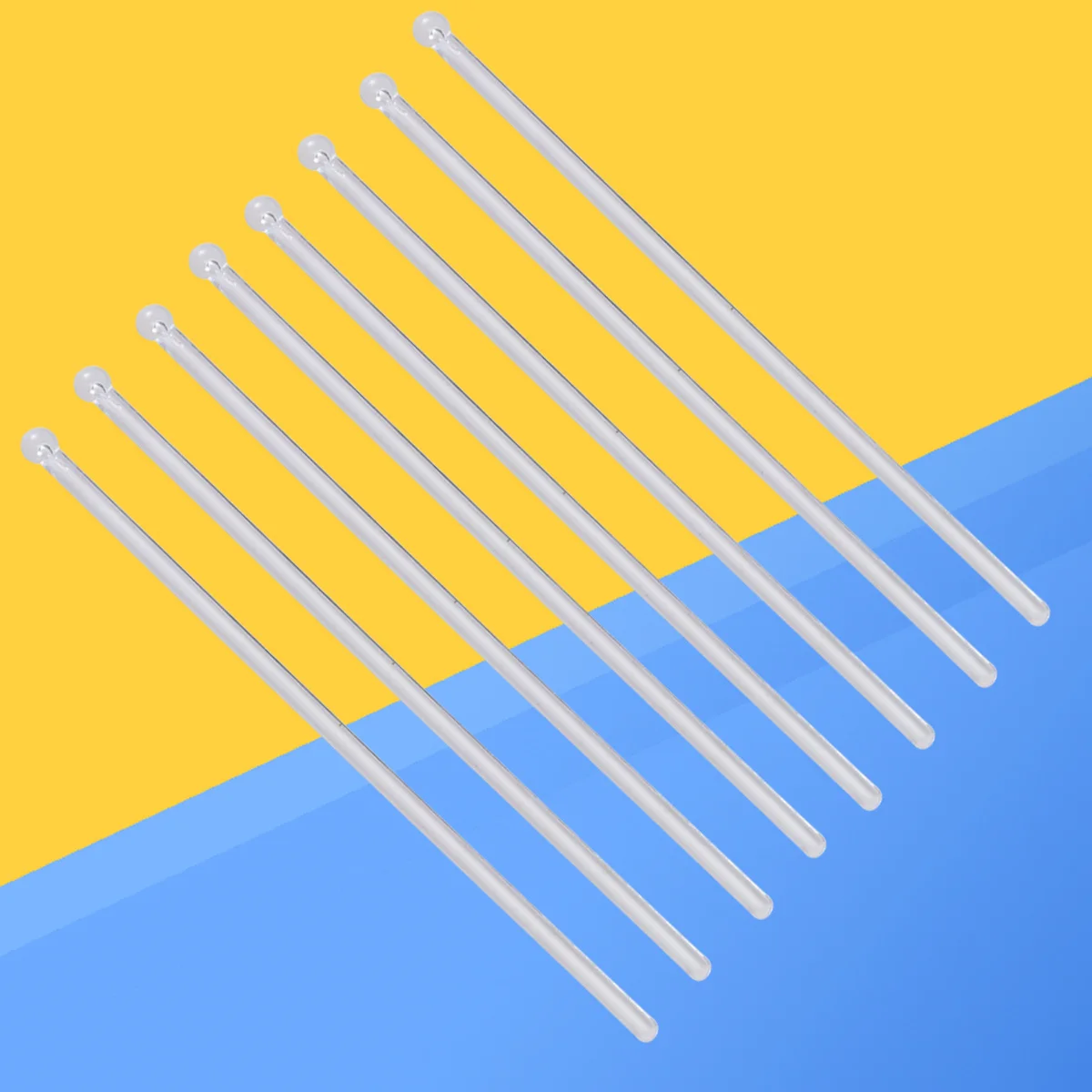 

100pcs Cocktail Stirrer Transparent Plastic Drink Mixing Sticks For Beverages Coffee Bar Party Swizzle Sticks Kitchen Bar
