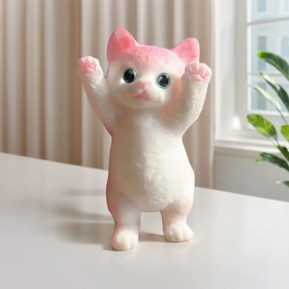 Zabawka antystresowa w kształcie kota, kreskówkowa zabawka do ściskania, zabawka do ściskania w dłoni, zabawna zabawka antystresowa dla kota, zabawka dekompresyjna dla kotów, zabawka antystresowa dla nastolatków i studentów.