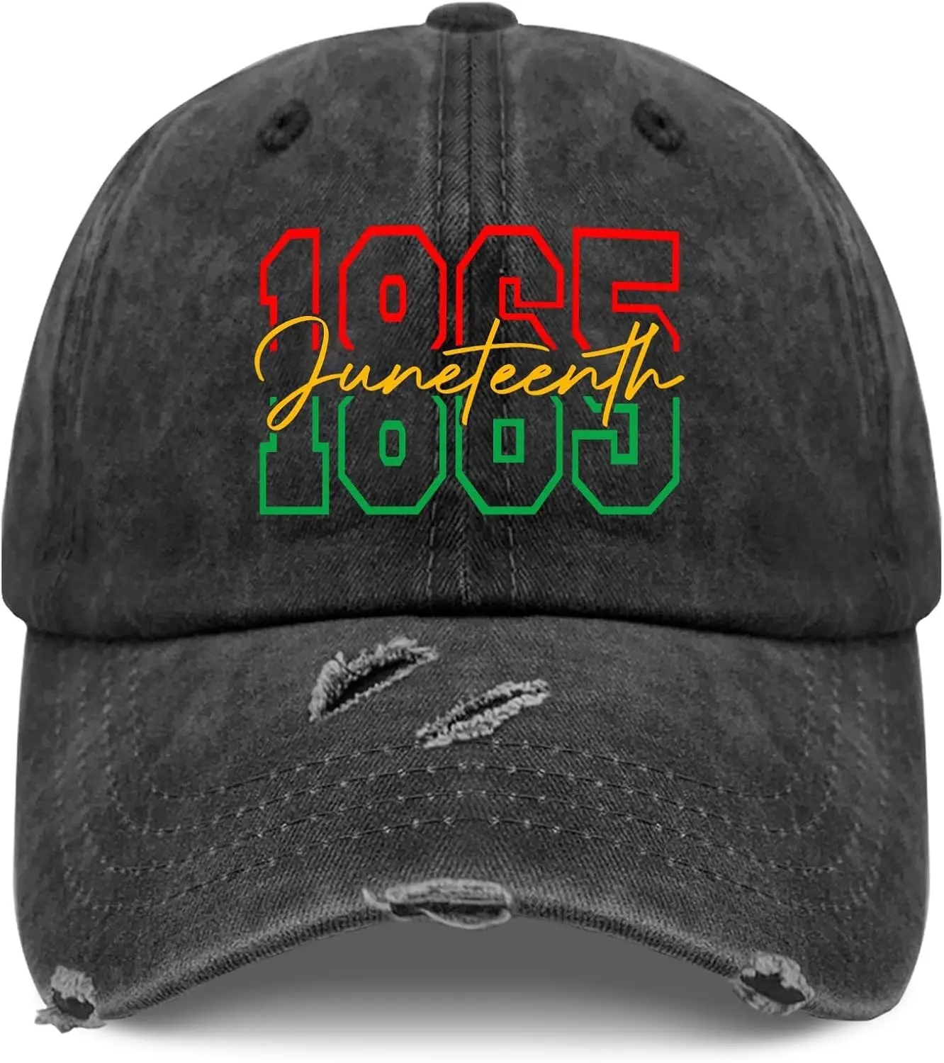 

Juneteenth Hats для мужчин Классические потертые бейсболки