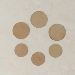 10/15/20/21.5/40/65mm OD 0.07/0.1/0.2mm Thickness Round Circular SEM Backing Insulation Plate Replacement Mica Insulator Sheet