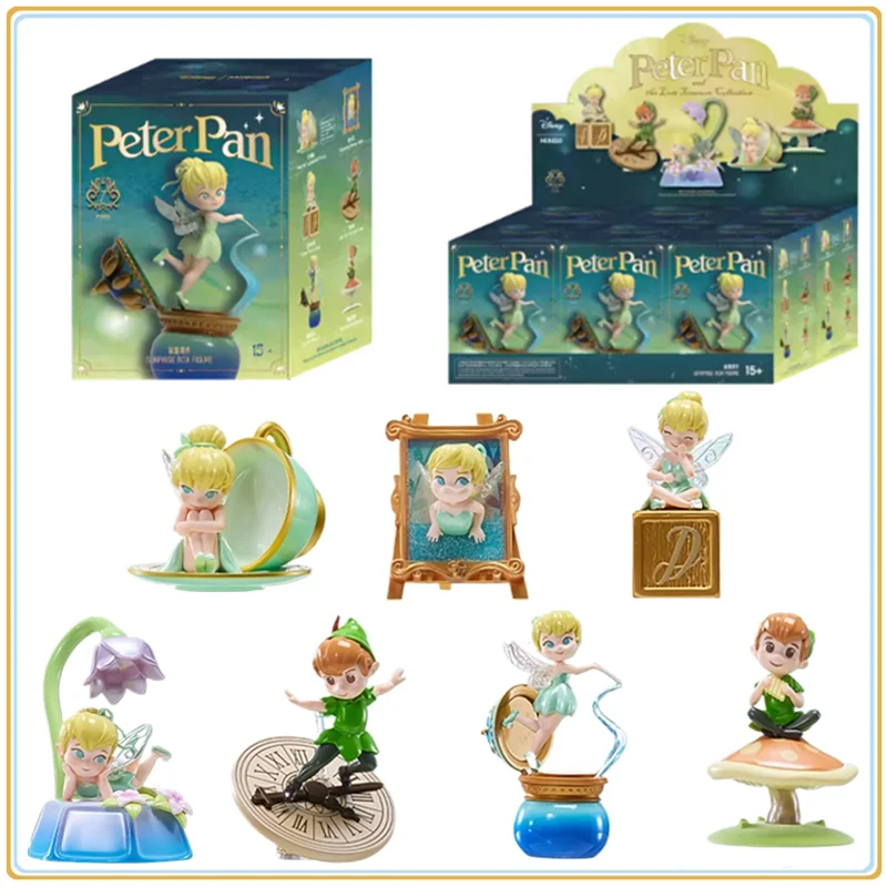 

Подлинная серия «Питер Пэн и потерянное сокровище» Disney, слепая коробка, периферийные устройства в стиле аниме, модель колокольчика, загадочная коробка, коллекционная игрушка в подарок