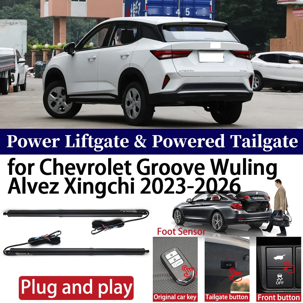 

for Chevrolet Groove Wuling Alvez Xingchi 2023-2026 Car OEM Power Liftgate Automatic One-Click Vehicle Powered Tailgate Strut