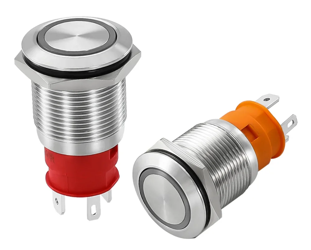 Waterproof Metal Push Button Switch 20A 316L Stainless Steel for Durable Electrical Control