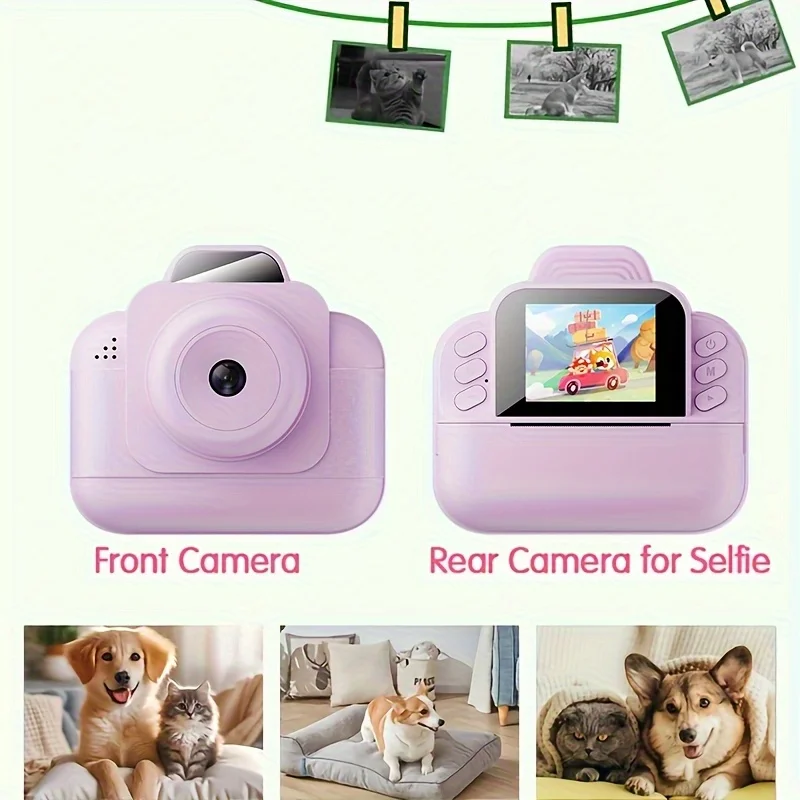 

Цифровая камера с функцией мгновенной печати, встроенная функция самостоятельной печати, мгновенный фотопринтер, питание через USB.