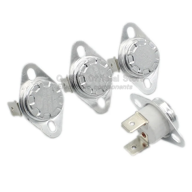 KSD302 16A /250V 40-300도 세라믹 KSD301 평상시 닫힘 열 스위치 온도 조절기 45 ℃   85 ℃   95 ℃   135 ℃   160 ℃   185 ℃   220 ℃