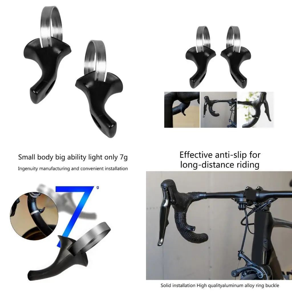 

R6FE 1 Pair Mountain Bike Handlebar Thumb Rest Bicyclea Handle Bar Ends Rest Universal Auxiliary Handlebar Thumb Grips